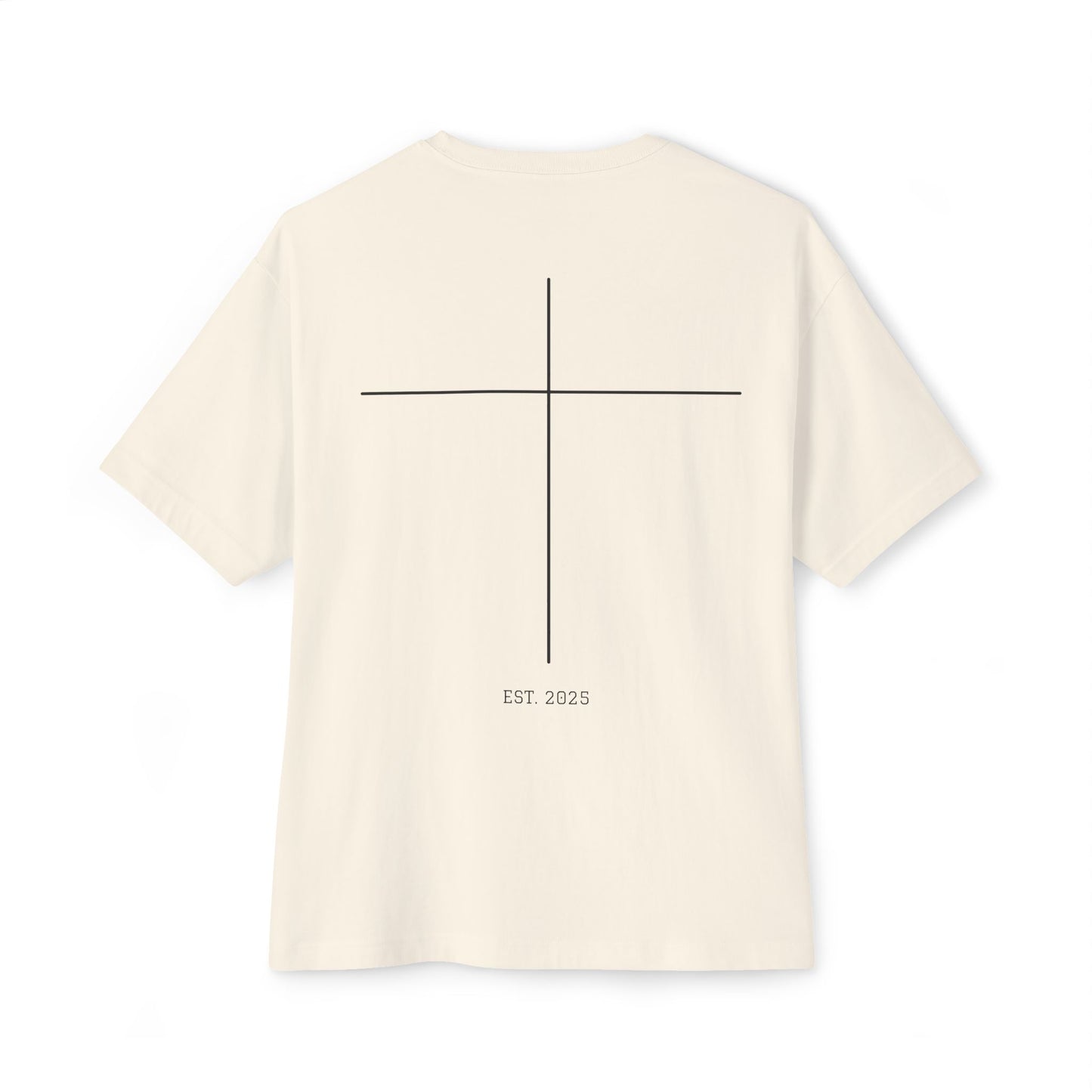 Psalm Quote Unisex Oversized Gym Workout Tee