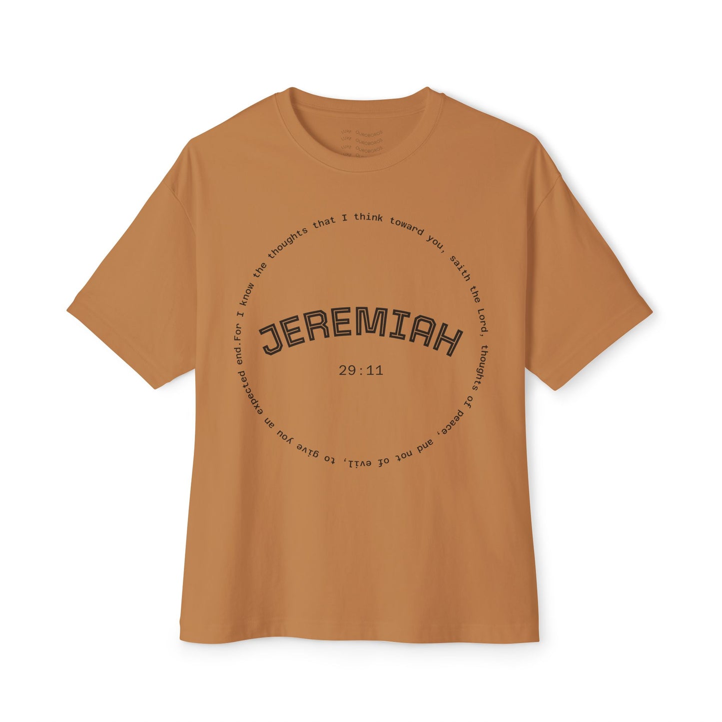 Jeremiah Quote Unisex Oversized Gym Workout Tee