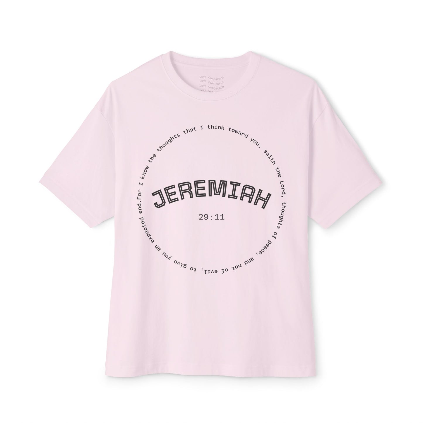 Jeremiah Quote Unisex Oversized Gym Workout Tee