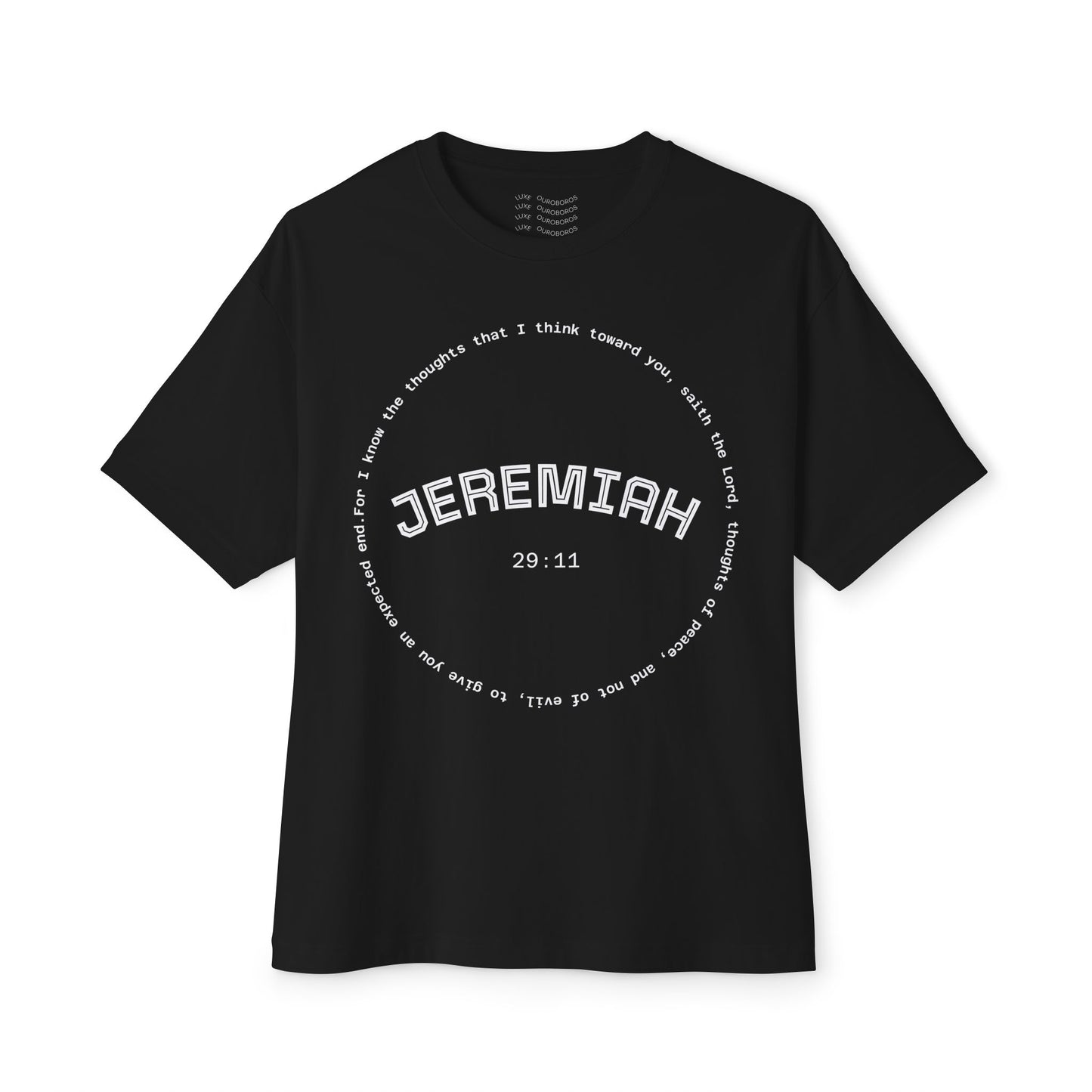 Jeremiah Quote Unisex Oversized Gym Workout Tee
