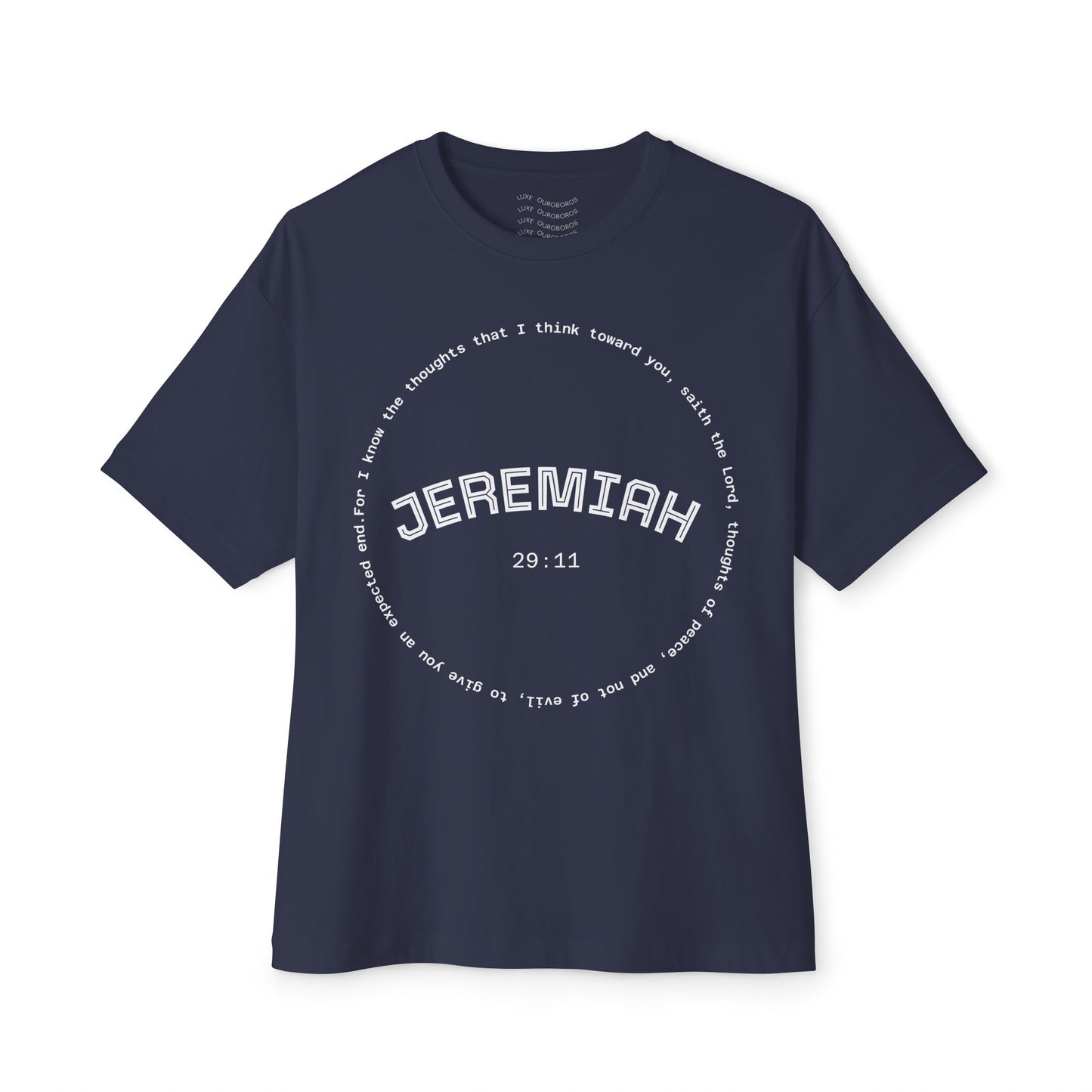Jeremiah Quote Unisex Oversized Gym Workout Tee