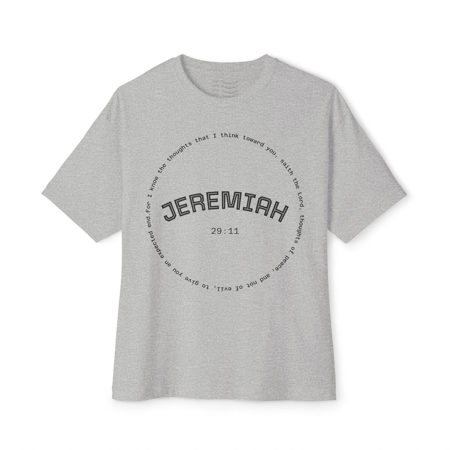 Jeremiah Quote Unisex Oversized Gym Workout Tee
