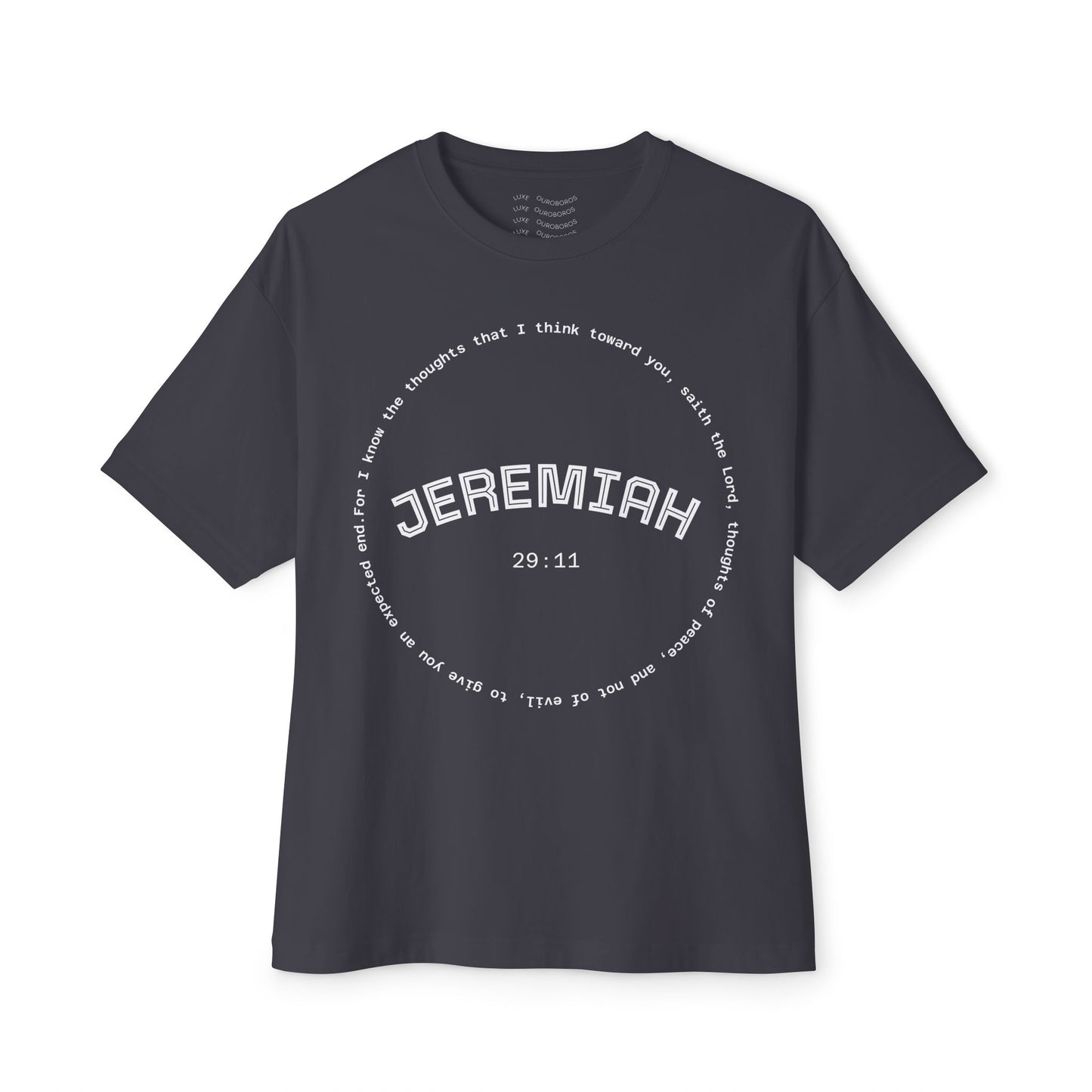 Jeremiah Quote Unisex Oversized Gym Workout Tee